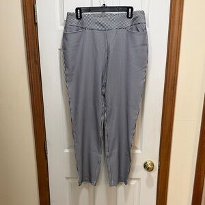 Black and White Checkered Golf Pants